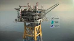 Solan oil platform 3D model