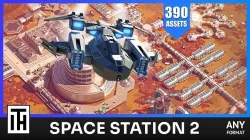 Space Station 2 - Asset Pack by ithappy Low-poly 3D model