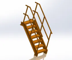 Steeel stair