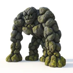 Stone Golem 3D model