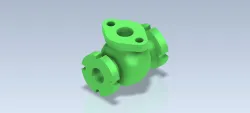 Studycadcam 3D CAD Exercise 427/ valve body /Autodesk Inventor Pro
