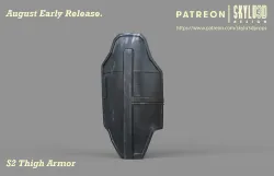 The Mandalorian Season 2 Full Size Thigh Plate 3D print model