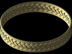Unique gold Bangle