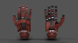 VR Hands - Robot Hand Low-poly 3D model