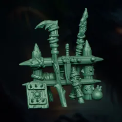 Weapon Rack Scatter Prop