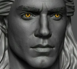 witcher Henry Cavill 3D model