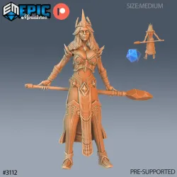 Wizard Female Player Character Stuff / Human Sorcerer / Elementary Magician / Necromancer Adventurer