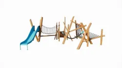 wooden kids playground 3d model 3D model