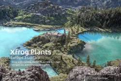 2020 XfrogPlants Europe 3 Library  3D model