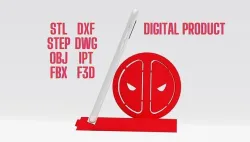 3D Deadpool Phone Holder 3D print model