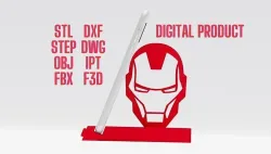 3D Iron Man Phone Holder 3D print model