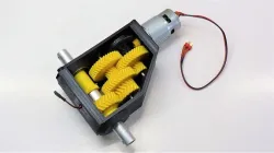 3D-printable high torque servo-gearbox version 2 3D print model