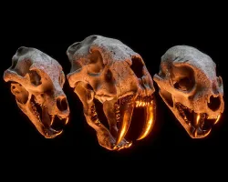 3D SKULL MODELS - PREDATORS PACK 3D model