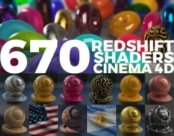 670 Redshift Shader to Cinema 4d v3 Texture