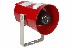 8W Explosion Proof Siren/Horn - Short Horn Series IIB - Aluminum Alloy - Bracket Mount - ATEX Rated
