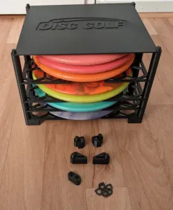 A modular, stackable drawer storage system for Disc Golf discs
