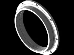 ABS Plastic Circular Pipe Fitting Bracket