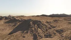 Afghanistan style mountains terrain Realistic 3D model