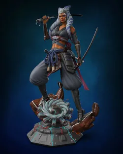 Ahsoka Tano Samurai Concept - Star wars 3D print model