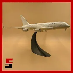Airplane Airbus A380 Scale 1 200  3D print model