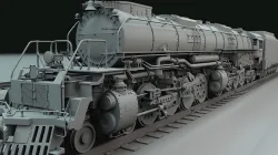 American Lacomotive union pacific  4096 3D model