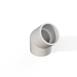 ANGLED ELBOW, PVC, SCH 40-SPEARS