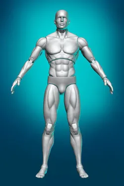 Articulated Action Figure 3D print model