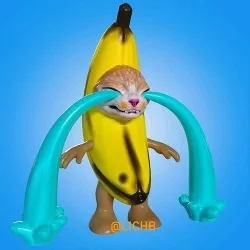 Banana Cat - STL - OBJ - FBX 3D print model