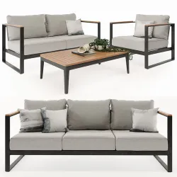 Barcelona Outdoor Sofa 3D model