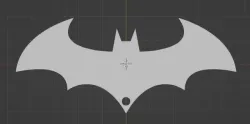 Batman Logo Keychain - Batarang