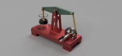 Beam Engine (Crank & Lever ((4  bar)