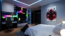 Bedroom Boys Gaming Blender - Fbx - Obj 3D model