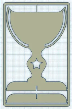 Blank Pocket Trophy