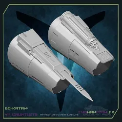 Bo Katan Koska Mandalorian Armor 3d Print Cosplay Gauntlets 3D print model