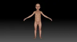 Boy 3d body child 3D model