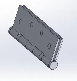 Butt Hinge 100x75mm Stainless Steel