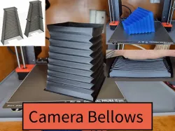 Camera Bellows - Collapsible & Customizable - TPU Vase Mode - F3d Files included