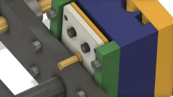 Casting Mold of aluminium clamp for horizontal bar