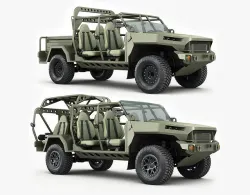 Chevy Colorado ZR2 military ISV collection 3D model