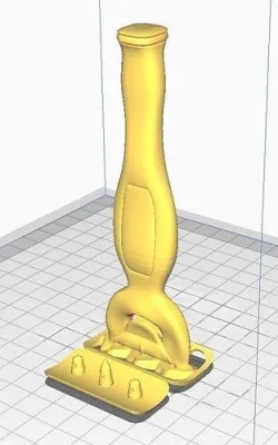 Classic shaver for Standart Gillete blades  3D print model
