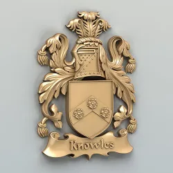 Coat of arms decorative 003 3D print model