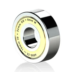 COMPLETE METRIC 6000-ZZ, DOUBLE-SHIELDED BEARING LIBRARY — SolidWorks and Step Models