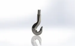 Crane Hook in SolidWorks