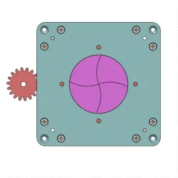 D70T8B4TY2-Motorized or Manually open close mechanism design plan for CNC machining type 2