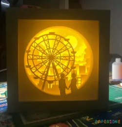 Dad and Mom with ferris Light Box