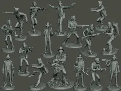 Dancing coffin meme B Pack 3D print model