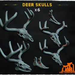 Deer Skulls -Basing Bits 1.0