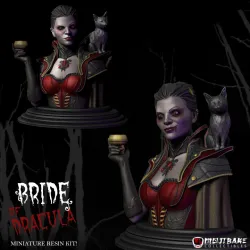 Dracula's wife Bust (pre-supported)