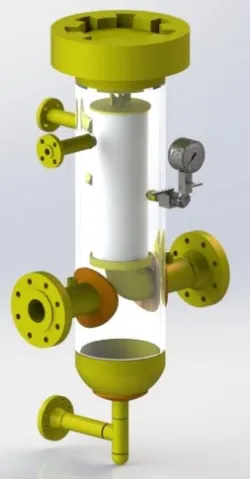 Dry gas filter