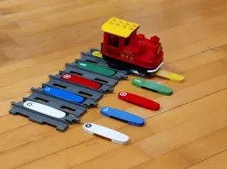 Duplo Train Compatible Action Bricks for Locomotive
